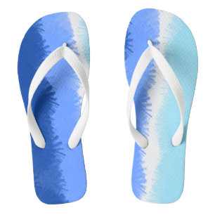 Moderne Abstrakte Wasserfarben Badesandalen