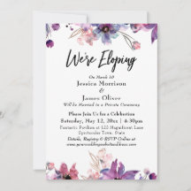 Moderne Abstrakte Wasserfarben Florals Wir sind da