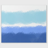 Moderne Abstrakte Wasserfarben Geschenkpapier (Flach)