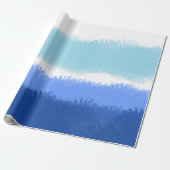 Moderne Abstrakte Wasserfarben Geschenkpapier (Ungerollt)