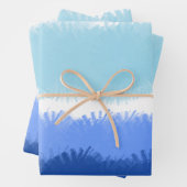 Moderne Abstrakte Wasserfarben Geschenkpapier Set (Beispiel)