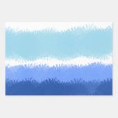 Moderne Abstrakte Wasserfarben Geschenkpapier Set (Vorderseite)