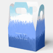 Moderne Abstrakte Wasserfarben Geschenkschachtel (Geöffnet)