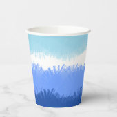 Moderne Abstrakte Wasserfarben Pappbecher (Links)