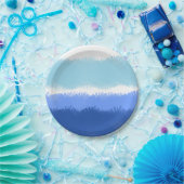 Moderne Abstrakte Wasserfarben Pappteller (Party)