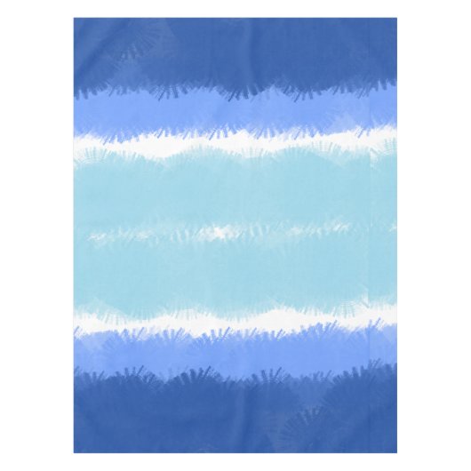 Moderne Abstrakte Wasserfarben Tischdecke (Vorderseite)