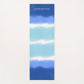 Moderne Abstrakte Wasserfarben Yogamatte (Vorderseite)