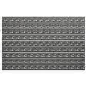 Moderne abstrakte Wellenmuster in Schwarz und Grau Stoff (Yard (91,4 cm))