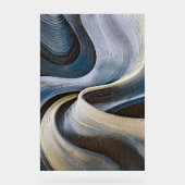 Moderne abstrakte wellige Texturdesign Acrylschild (Vorderseite)