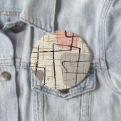 Moderne Abstrakte Werkstofftaste Mitte des Jahrhun Button (Beispiel)