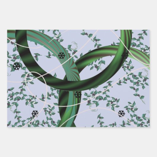 Moderne, Abstrakte Wrapping Paper Sheets Geschenkpapier Set (Vorderseite 3)