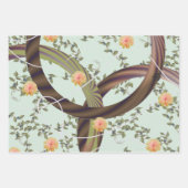 Moderne, Abstrakte Wrapping Paper Sheets Geschenkpapier Set (Vorderseite 2)