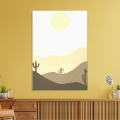 Moderne Abstrakte Wüste Leinwanddruck (Insitu (Wohnzimmer))