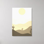 Moderne Abstrakte Wüste Leinwanddruck (Vorderseite)