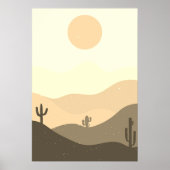 Moderne Abstrakte Wüste Poster (Vorne)