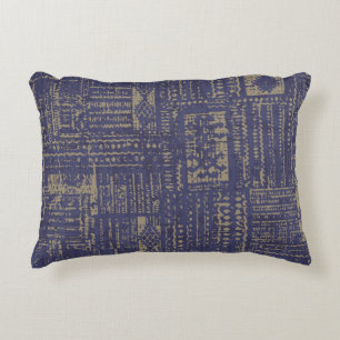 Moderne abstrakte, zeitgemäße Oberflächenmuster Dekokissen