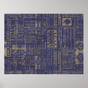 Moderne abstrakte, zeitgemäße Oberflächenmuster Poster