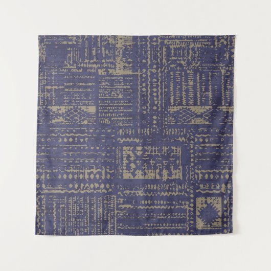 Moderne abstrakte, zeitgemäße Oberflächenmuster Wandteppich (Vorderseite (Horizontal))