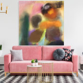 Moderne Abstrakte zeitgenössische Kunst Leinwanddruck (Insitu (Wohnzimmer))