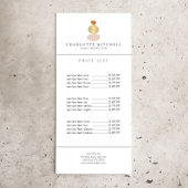 Moderne Abstrakte Zen Stones Gold Logo Yoga, Massa Werbekarte