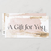 Moderne Abstrakte Zertifizierungskarte (Vorne/Hinten)