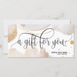 Moderne abstrakte Zertifizierungskarte