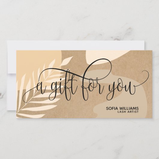 Moderne abstrakte Zertifizierungskarte (Vorderseite)