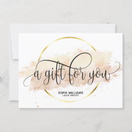 Moderne abstrakte Zertifizierungskarte