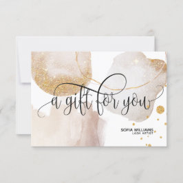 Moderne abstrakte Zertifizierungskarte