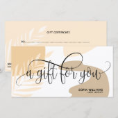 Moderne abstrakte Zertifizierungskarte (Vorne/Hinten)