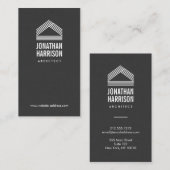 Moderne Abstrakte Zuhause-Logo-Visitenkarten Visitenkarte (Vorne/Hinten)