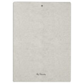 Moderne Abstraktion Black Linen Cloth London City Klemmbrett (Rückseite)