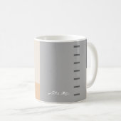 Moderne Abstraktion Kaffeetasse (VorderseiteRechts)