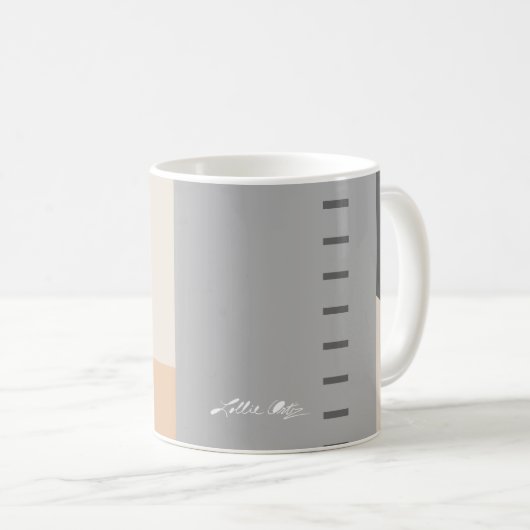 Moderne Abstraktion Kaffeetasse (VorderseiteRechts)