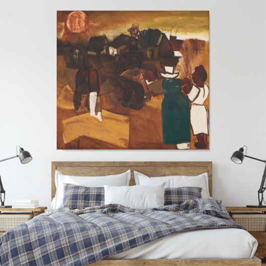 moderne Abstraktion Leinwanddruck (Insitu (Schlafzimmer))