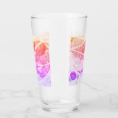 Moderne Abstraktionsräume Schwarz und Rosa Glas (Links)