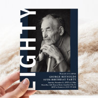 Moderne ACHTUNG Foto 80. Geburtstagsparty