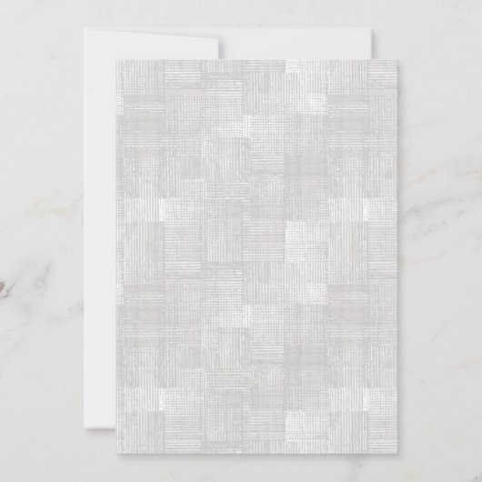 Moderne Adressenänderung Ankündigung (Rückseite)