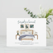 Moderne Adressenänderung Ankündigung (Stehend Vorderseite)