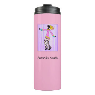 Moderne afrikanische Kunst, Trends und Elegante Gi Thermosbecher