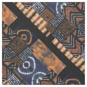 Moderne afrikanische Stammesdrucke Stoff (Nahaufnahme)
