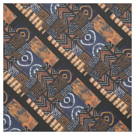 Moderne afrikanische Stammesdrucke Stoff (Muster)