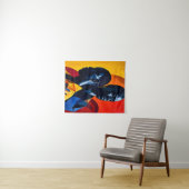 Moderne afrozentrische Abstrakte Kunst Wandteppich (Beispiel (Horizontal))