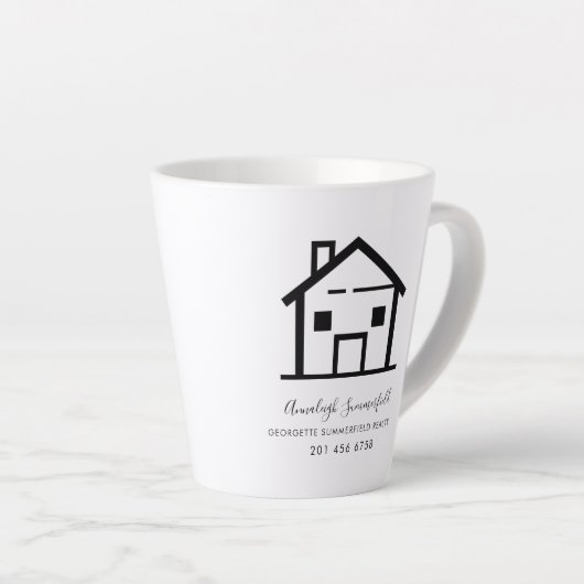 Moderne Agent Business Swag für Real Anwesen Milchtasse (Rechte Ecke)