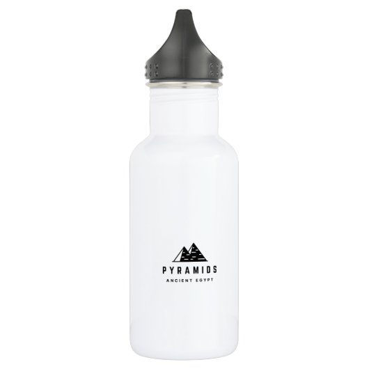 Moderne ägyptische Pyramiden - Wasserflasche (Links)