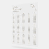 Moderne Akryllische Hochzeitstabelle | neutral Acrylschild (Winkel)