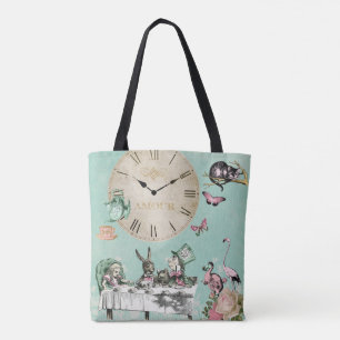 Moderne Alice im Wunderland zwei Seiten Tasche