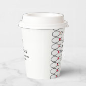 Moderne, allgegenwärtige Bowling-Geburtstagspartei Pappbecher (Rechts)