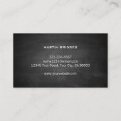 Moderne allgemeine Bauhalle Visitenkarte (Rückseite)