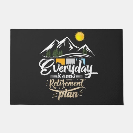 Moderne Altersvorsorgepläne Fußmatte (Vorderseite)